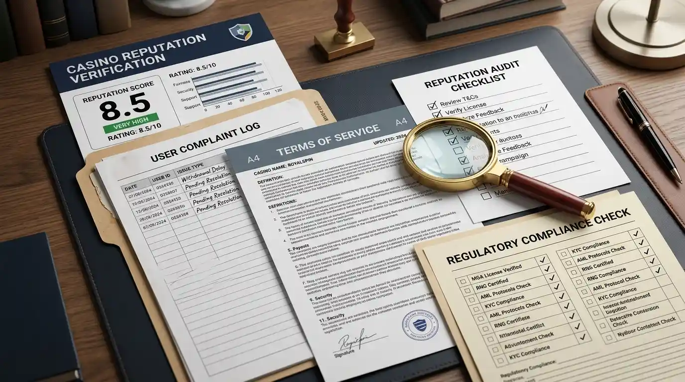 Ratings, complaints, operator terms and regulator records shown side by side